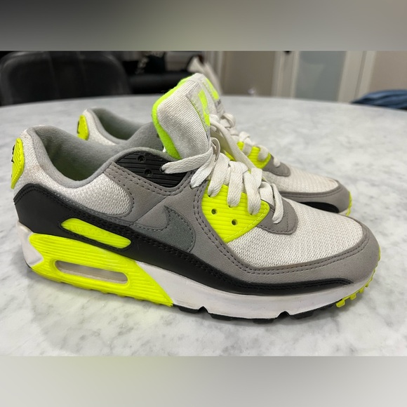 Nike Air Max 90 Neon Sneakers GUC - Picture 9 of 11